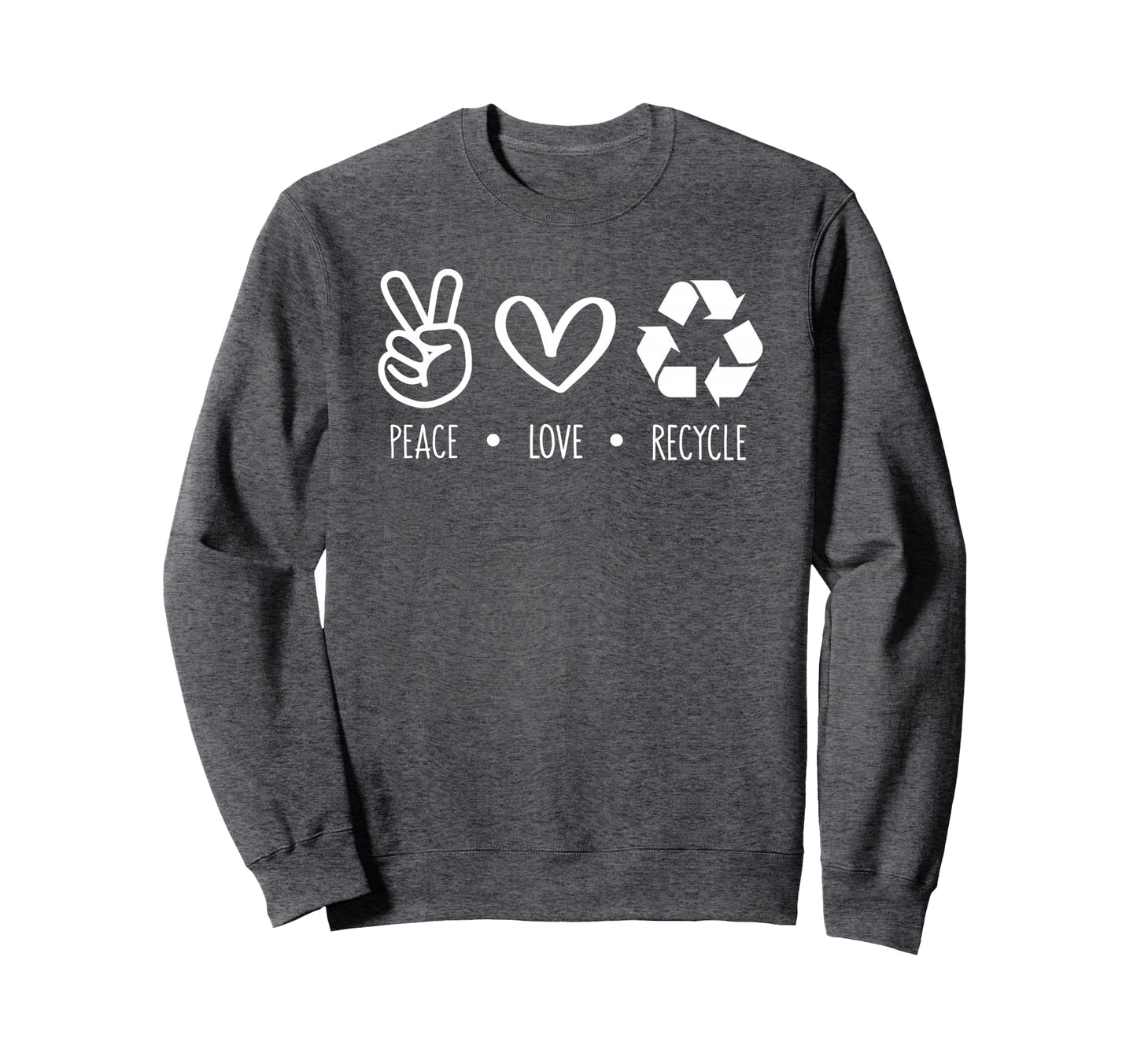 Recycle Earth Day Teacher Teens Sweatshirt - Custom Art Print for Adults - T-Shirt, Sweatshirt, Hoodie