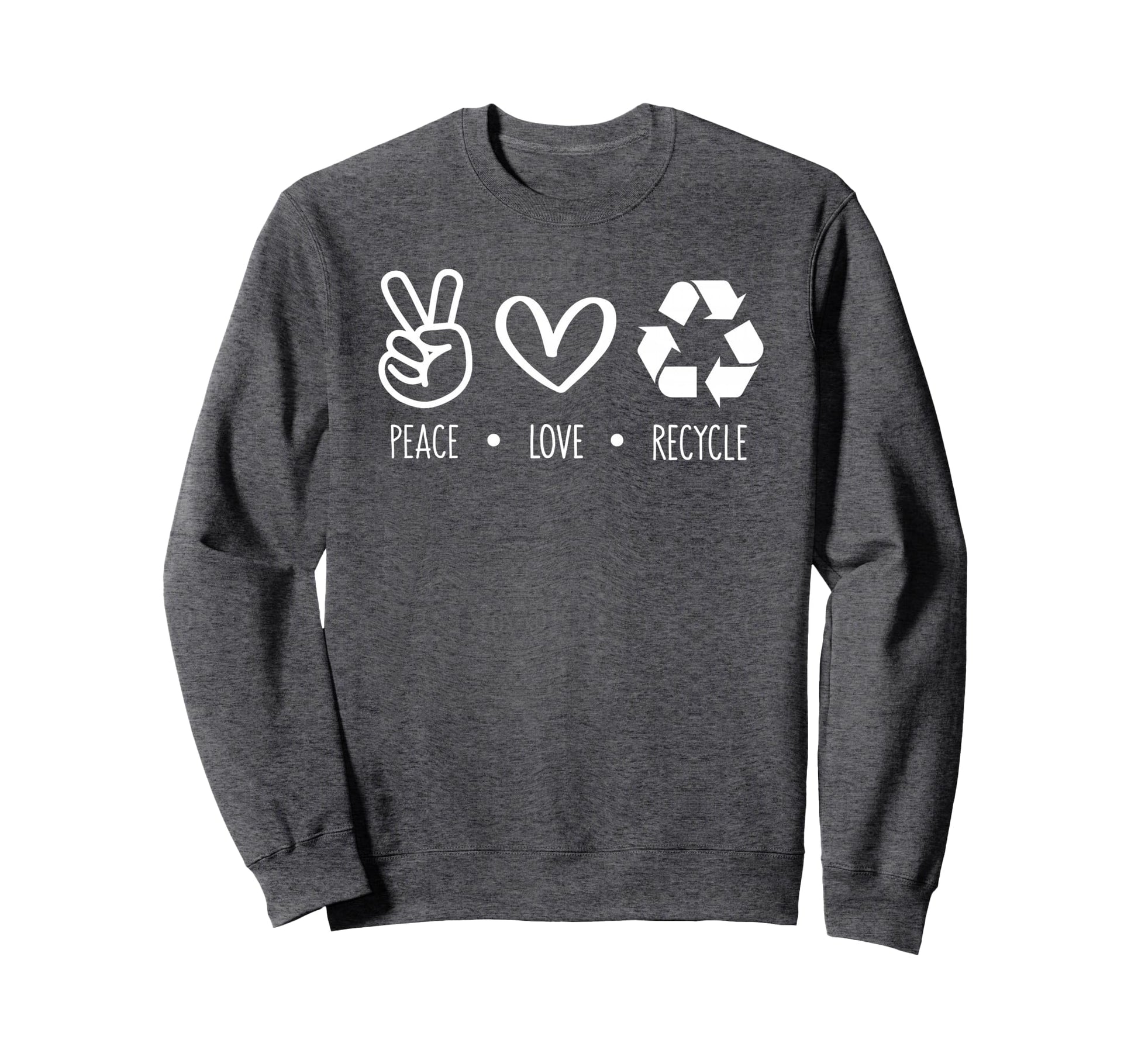 Recycle Earth Day Teacher Teens Sweatshirt - Custom Art Print for Adults - T-Shirt, Sweatshirt, Hoodie