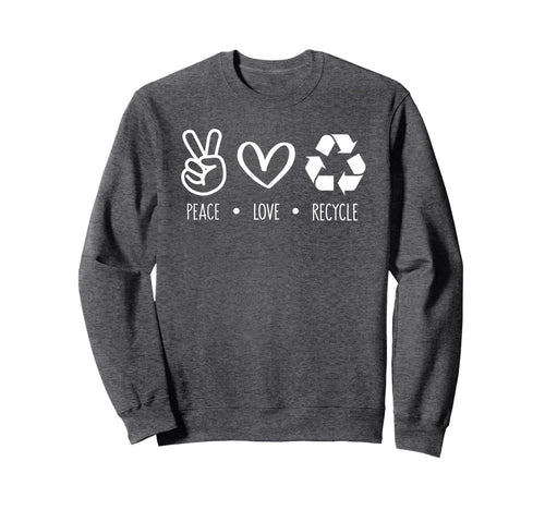 Recycle Earth Day Teacher Teens Sweatshirt - Custom Art Print for Adults - T-Shirt, Sweatshirt, Hoodie