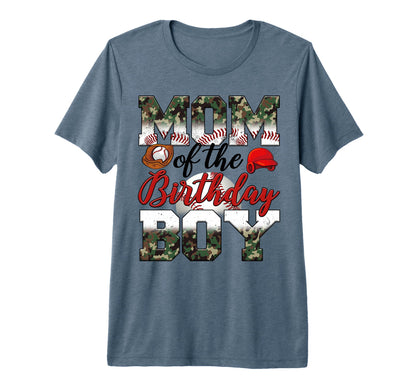 Mom Birthday Camouflage Baseball T-Shirt - Minimalist Print Men Women - T-Shirt, Sweatshirt, Hoodie
