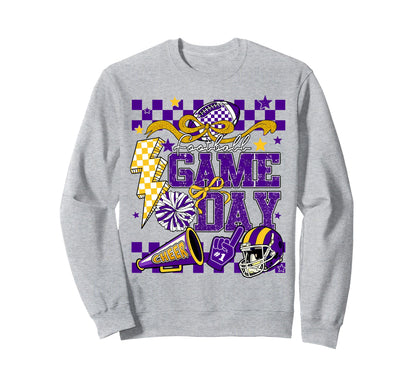 Game Day Football Touchdown Dad Mom Sweatshirt - Trendy Graphic Men Women - T-Shirt, Sweatshirt, Hoodie