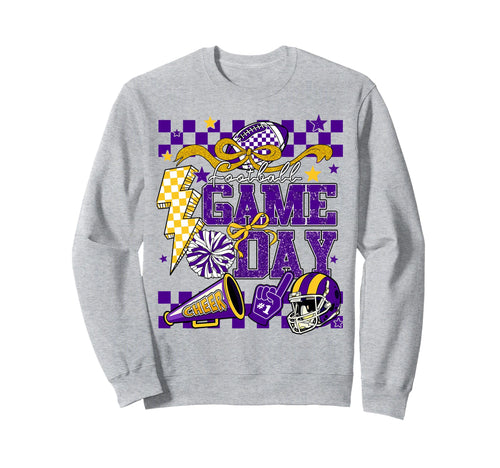 Game Day Football Touchdown Dad Mom Sweatshirt - Trendy Graphic Men Women - T-Shirt, Sweatshirt, Hoodie