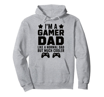 Gaming Daddy Funny Gamer Dad Hoodie - Fun Novelty Design Men Women - T-Shirt, Sweatshirt, Hoodie