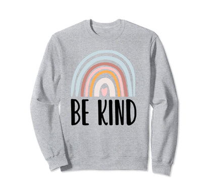 Be Kind Boho Be Good Human Sweatshirt - Fun Novelty Design for Adults - T-Shirt, Sweatshirt, Hoodie