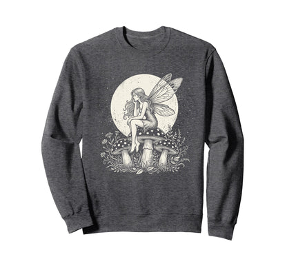 Fairycore Butterfly Fairy Sweatshirt - Casual Everyday Wear Unisex - T-Shirt, Sweatshirt, Hoodie
