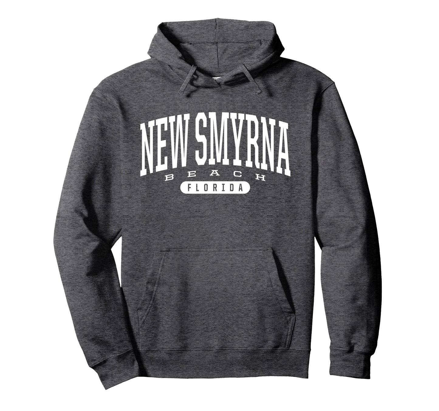 New Smyrna Beach College Sweatshirt - Fun Novelty Design for Adults - T-Shirt, Sweatshirt, Hoodie