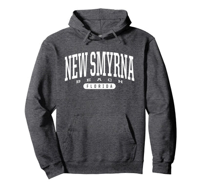 New Smyrna Beach College Sweatshirt - Fun Novelty Design for Adults - T-Shirt, Sweatshirt, Hoodie