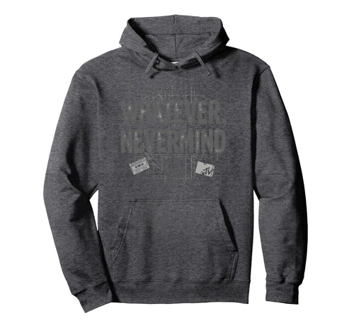 Whatever Nevermind Gen X Nostalgic 90S Hoodie - Novelty Apparel Unisex - T-Shirt, Sweatshirt, Hoodie