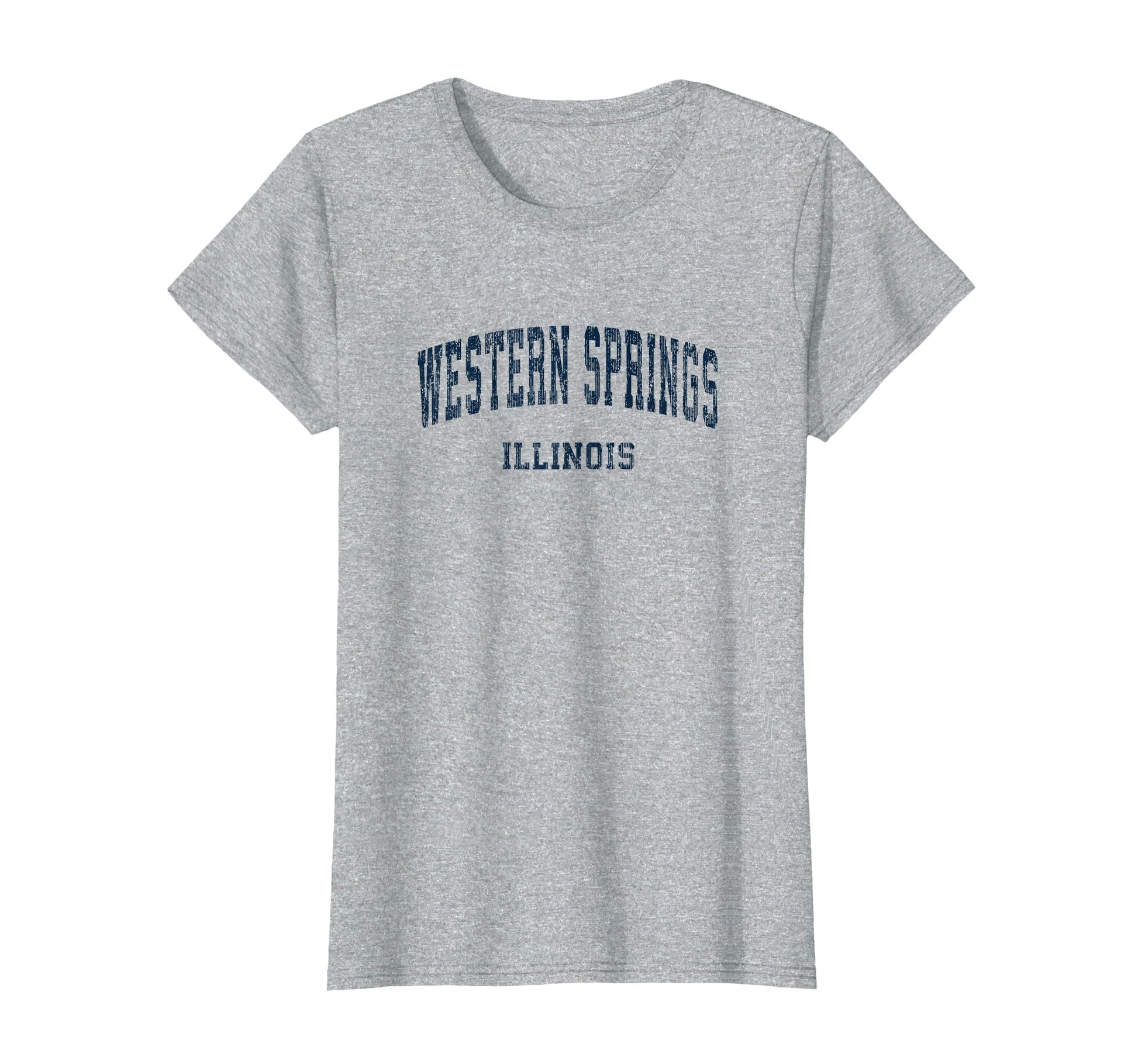 Western Springs Illinois Il Varsity T-Shirt - Casual Everyday Wear Unisex - T-Shirt, Sweatshirt, Hoodie
