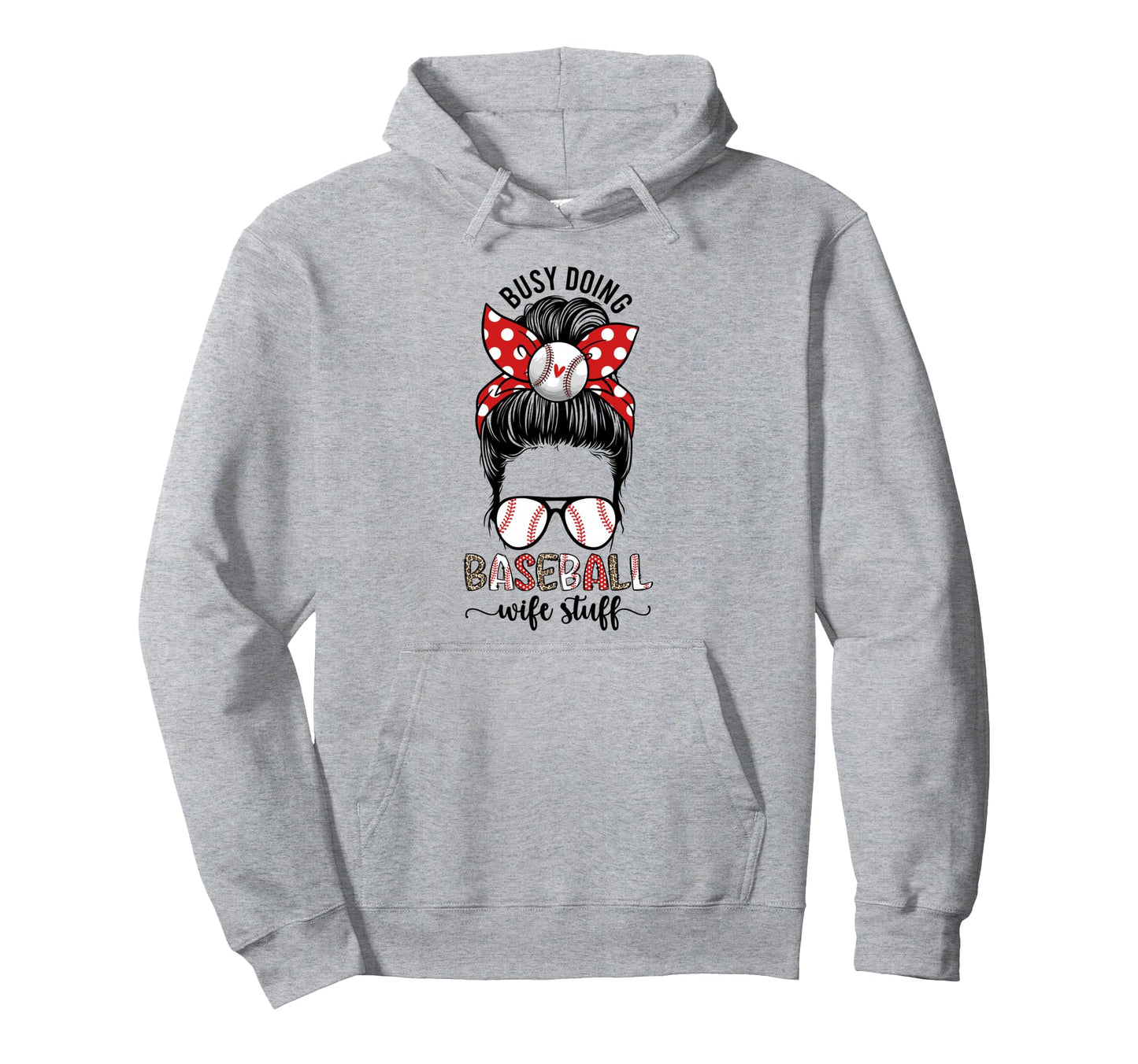 Doing Baseball Wife Stuff Wife Baseball Hoodie - Graphic Print Unisex - T-Shirt, Sweatshirt, Hoodie