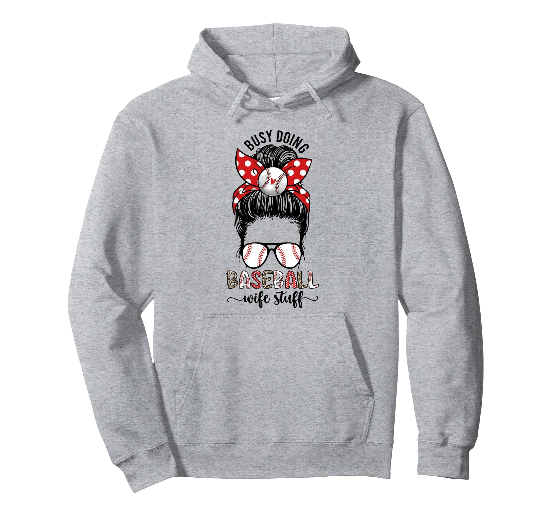 Doing Baseball Wife Stuff Wife Baseball Hoodie - Graphic Print Unisex - T-Shirt, Sweatshirt, Hoodie