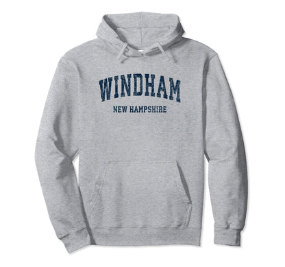 Windham New Hampshire Nh Varsity Hoodie - Aesthetic Graphic for Adults - T-Shirt, Sweatshirt, Hoodie