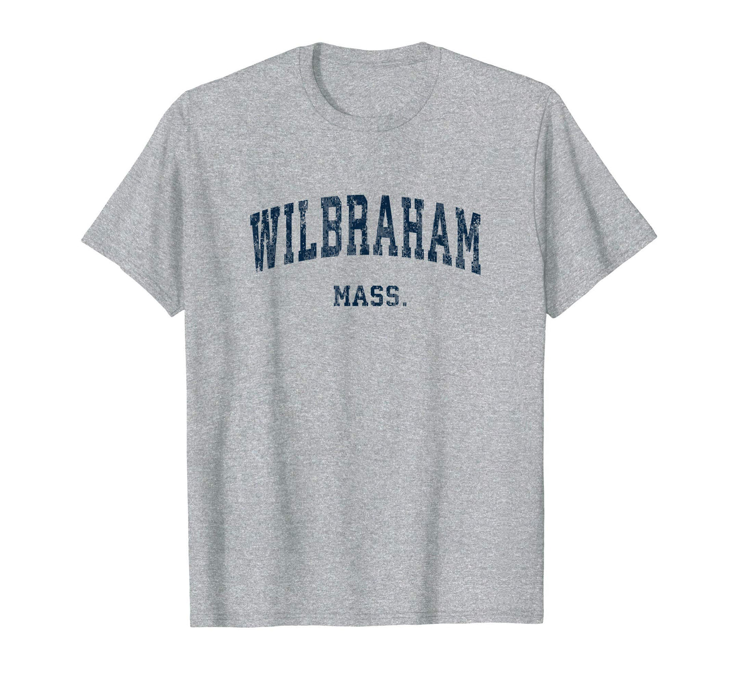 Wilbraham Massachusetts Ma Varsity T-Shirt - Minimalist Print for Adults - T-Shirt, Sweatshirt, Hoodie