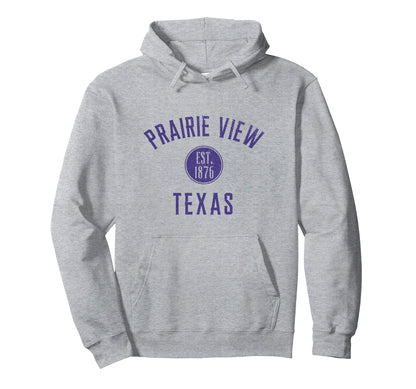 Prairie View Texas Varsity Distressed Hoodie - Aesthetic Graphic for Adults - T-Shirt, Sweatshirt, Hoodie