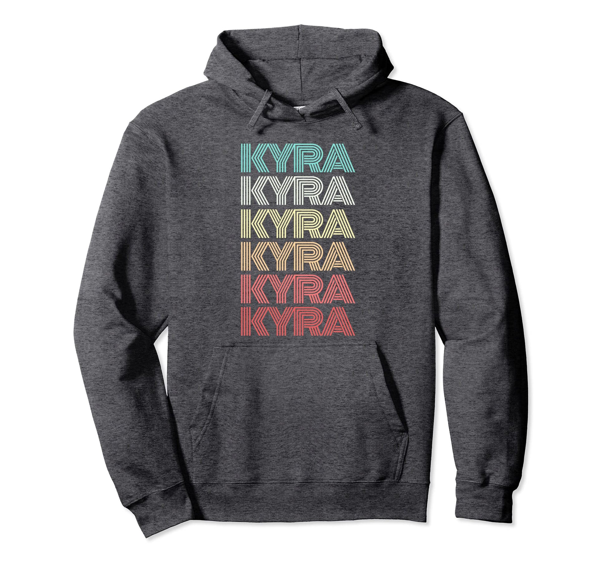 First Name Kyra Indian Personalized 80S Hoodie - Custom Art Print Unisex - T-Shirt, Sweatshirt, Hoodie