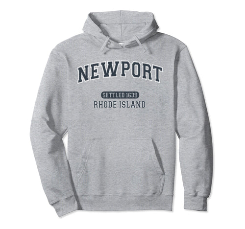 Newport Rhode Island Sports Varsity Hoodie - Streetwear Style Men Women - T-Shirt, Sweatshirt, Hoodie