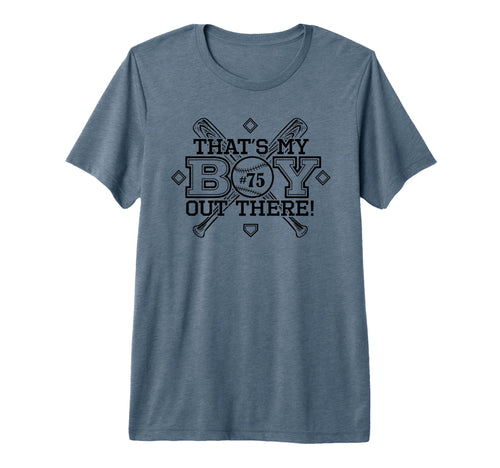 Baseball Mom Dad Thats My Proud Parent T-Shirt - Minimalist Print Unisex - T-Shirt, Sweatshirt, Hoodie