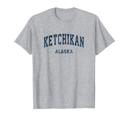 Ketchikan Alaska Ak Varsity Sports T-Shirt - Casual Everyday Wear Unisex - T-Shirt, Sweatshirt, Hoodie