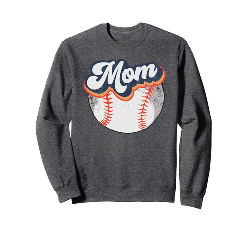 Mom Baseball Softball Moms Life Sweatshirt - Minimalist Print Unisex - T-Shirt, Sweatshirt, Hoodie