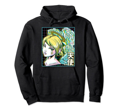 Japanese Vaporwave Retrowave Anime Lofi Hoodie - Minimalist Print Men Women - T-Shirt, Sweatshirt, Hoodie
