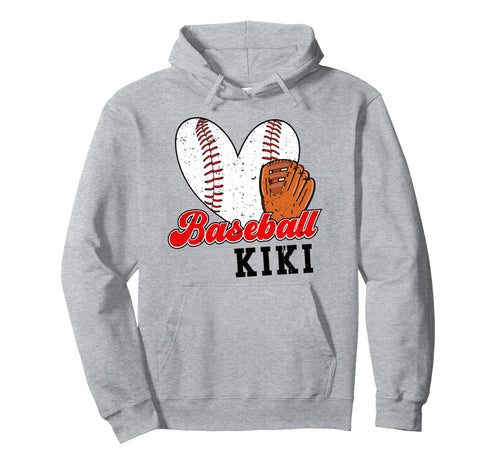 Baseball Kiki Heart Kiki Baseball Hoodie - Fun Novelty Design for Adults - T-Shirt, Sweatshirt, Hoodie