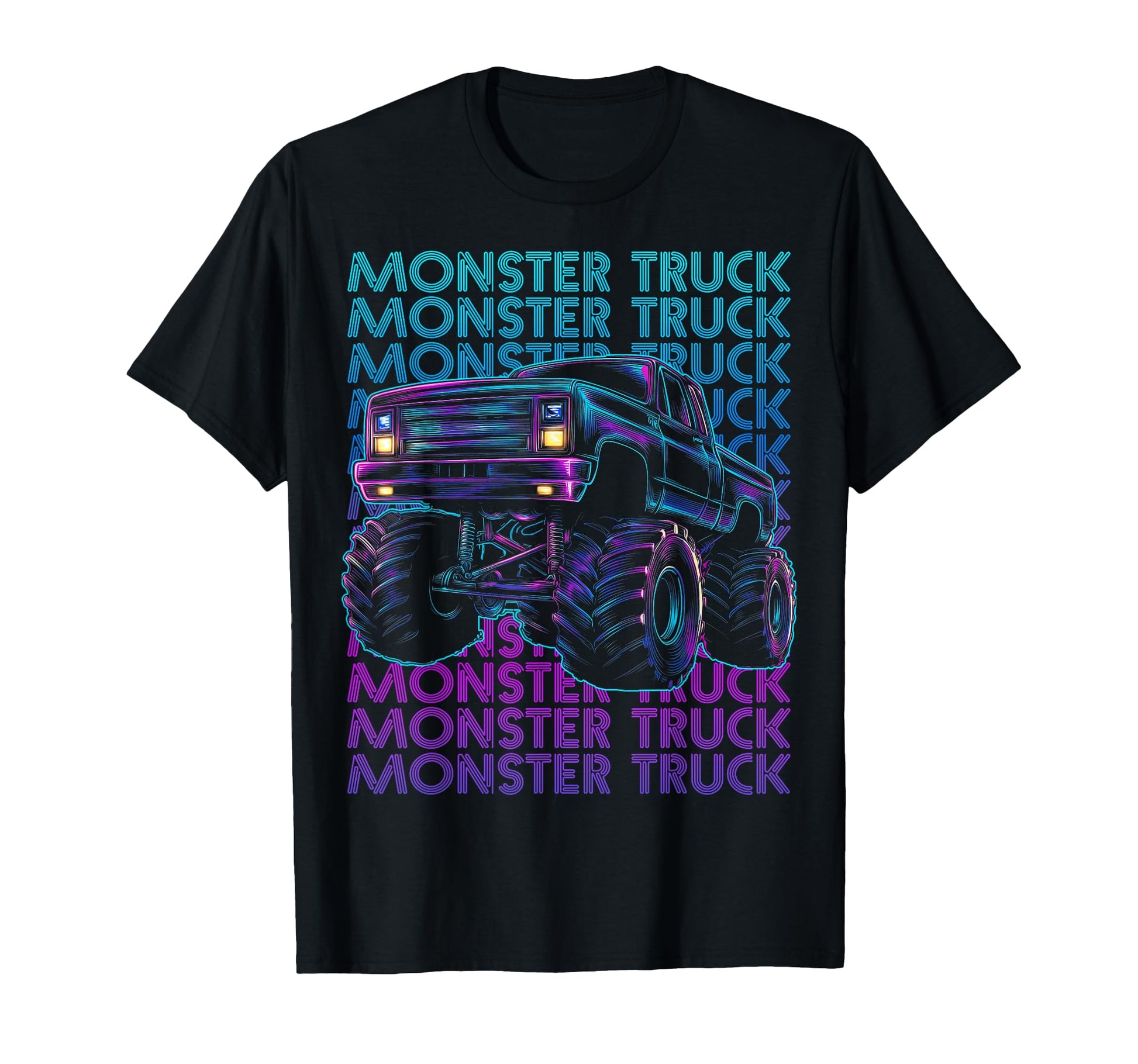 Monster Trucks 4 Wheeler Offroad T-Shirt - Custom Art Print Men Women - T-Shirt, Sweatshirt, Hoodie