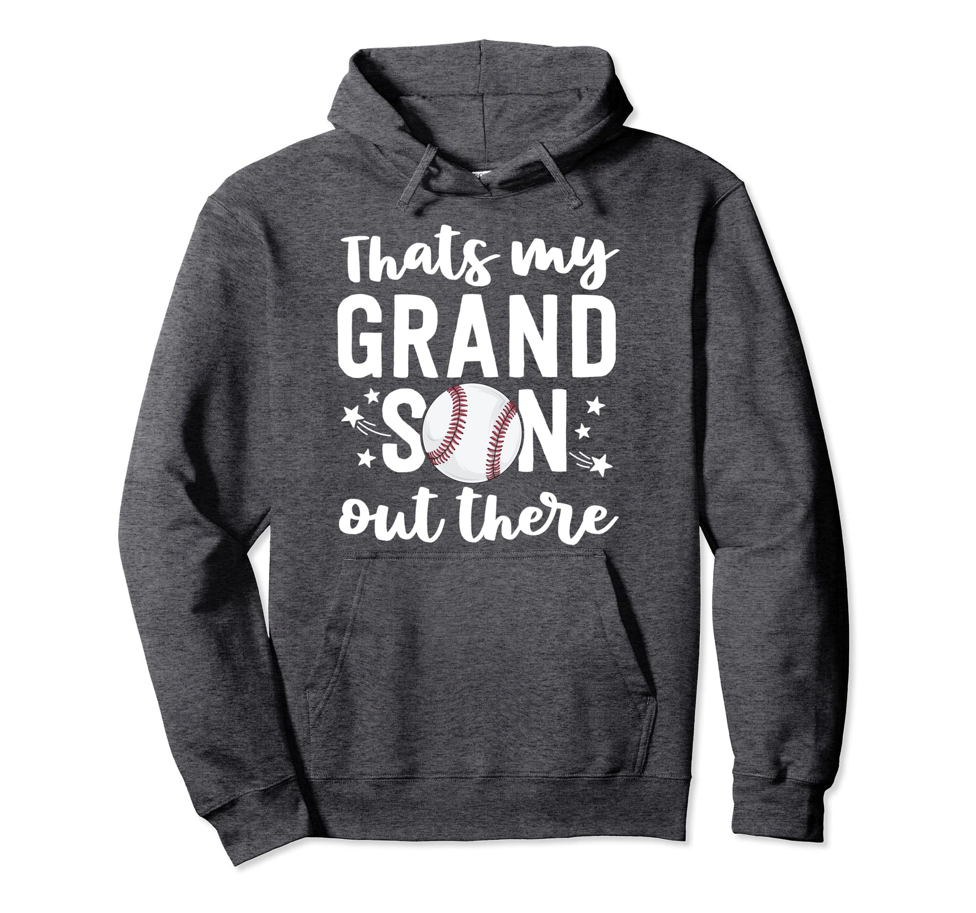 Grandpa Baseball Game Thats My Grandson Hoodie - Aesthetic Graphic Unisex - T-Shirt, Sweatshirt, Hoodie