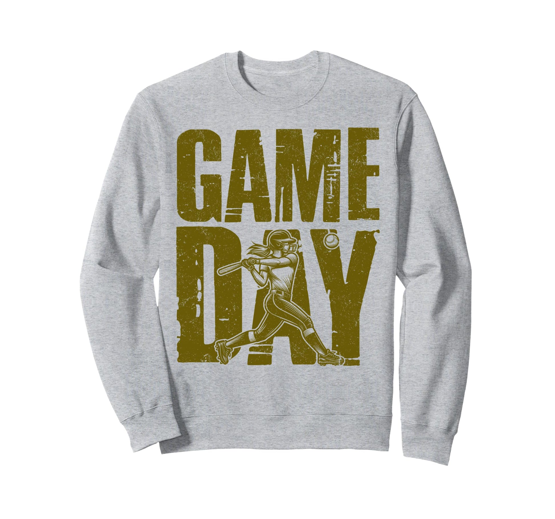 Game Day Softball Mom Softball Sweatshirt - Streetwear Style for Adults - T-Shirt, Sweatshirt, Hoodie