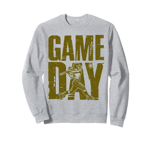 Game Day Softball Mom Softball Sweatshirt - Streetwear Style for Adults - T-Shirt, Sweatshirt, Hoodie