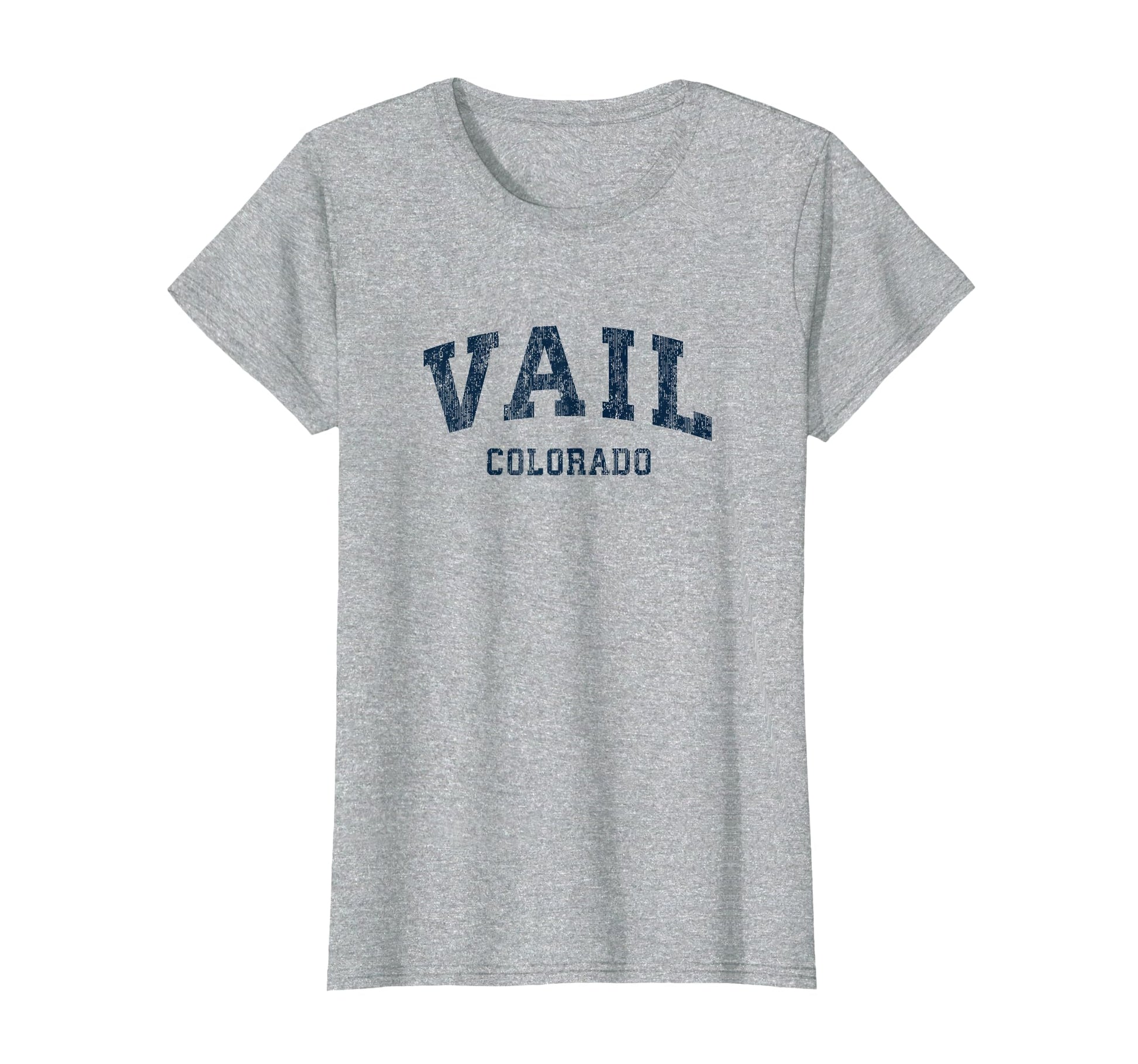 Vail Colorado Co Varsity Sports Navy T-Shirt - Aesthetic Graphic Men Women - T-Shirt, Sweatshirt, Hoodie