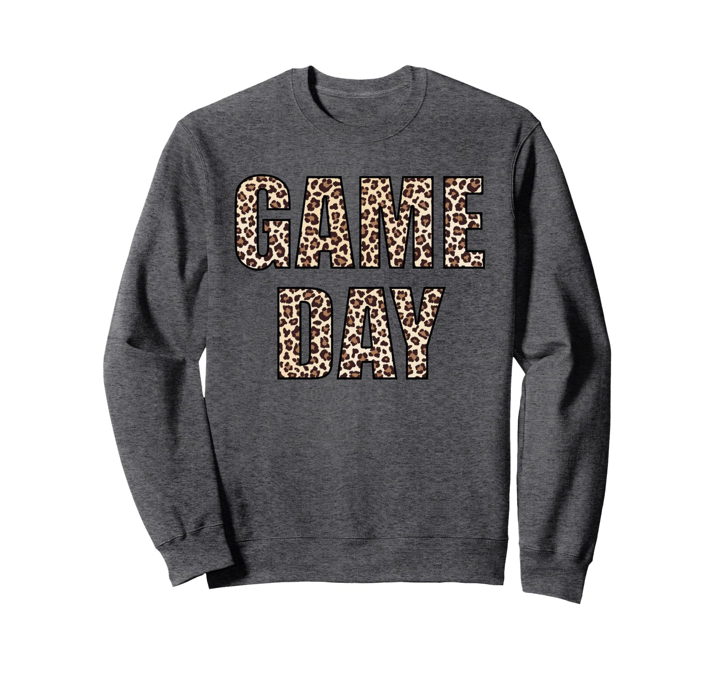 Game Day Leopard Sweatshirt - Trendy Graphic Unisex - T-Shirt, Sweatshirt, Hoodie