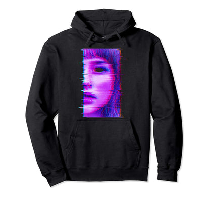 Anime Vaporwave Aesthetic Hoodie - Fun Novelty Design for Adults - T-Shirt, Sweatshirt, Hoodie