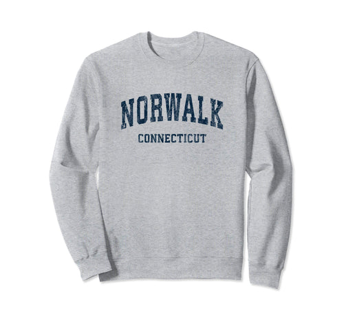 Norwalk Connecticut Ct Varsity Sports Sweatshirt - Custom Art Print Unisex - T-Shirt, Sweatshirt, Hoodie