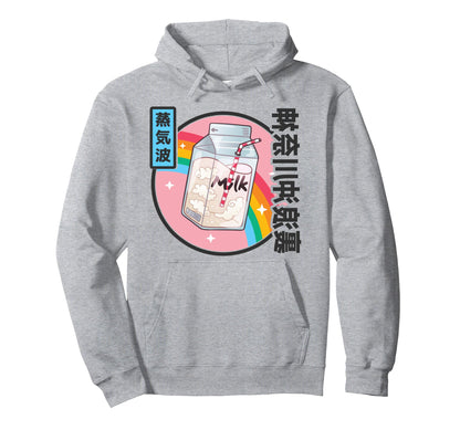 Japanese Milk Carton Kawaii Japan Hoodie - Aesthetic Graphic for Adults - T-Shirt, Sweatshirt, Hoodie