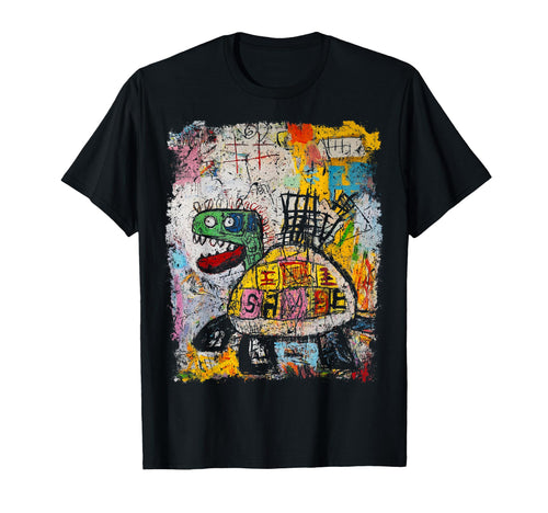 Pop Art Turtle 90S Graffiti T-Shirt - Streetwear Style for Adults - T-Shirt, Sweatshirt, Hoodie