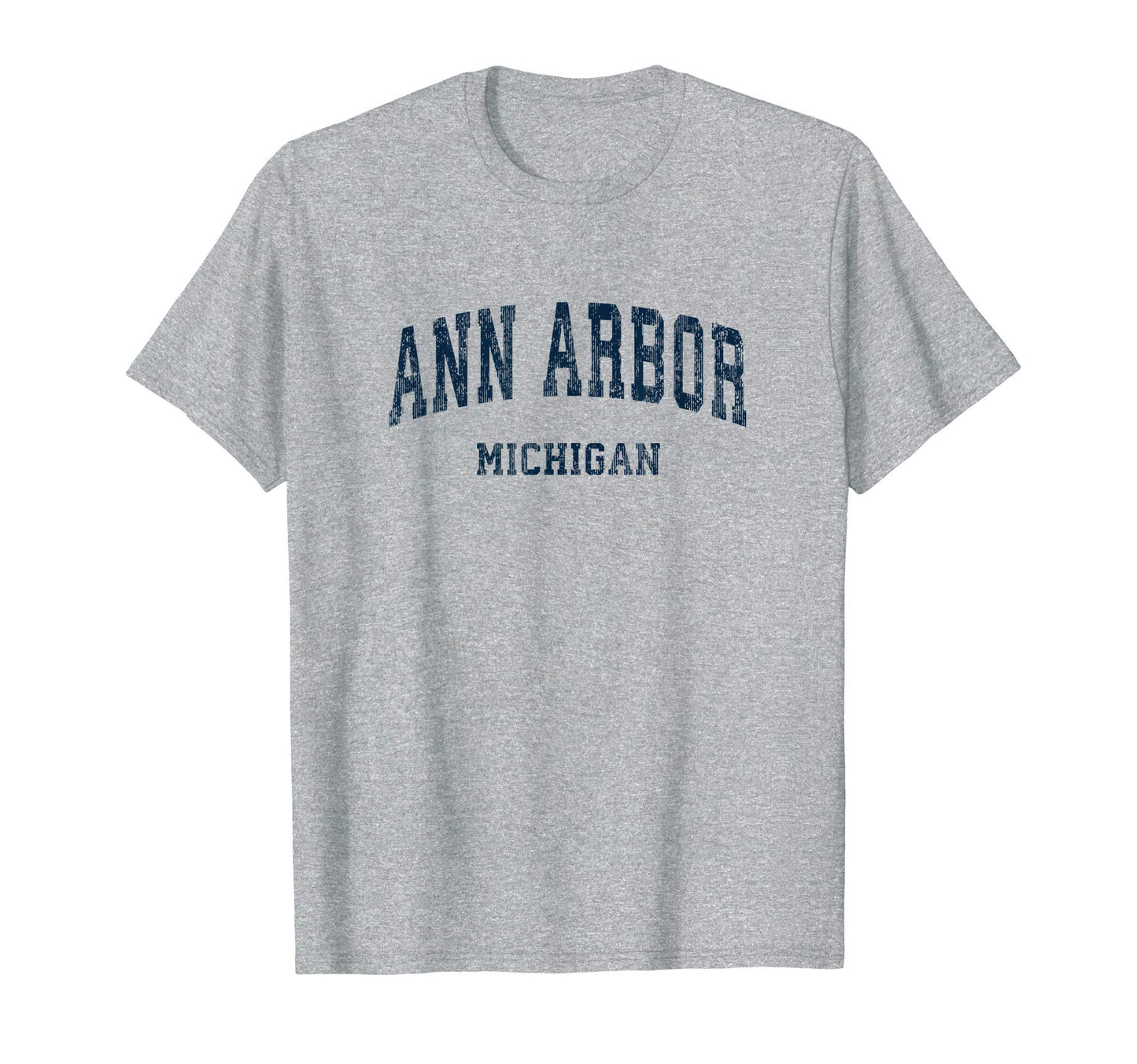 Ann Arbor Michigan Mi Varsity Sports T-Shirt - Custom Art Print for Adults - T-Shirt, Sweatshirt, Hoodie