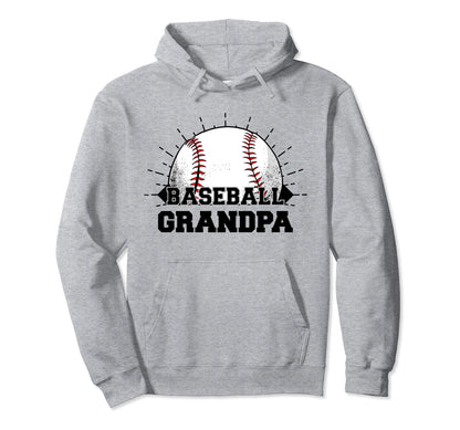 Game Day Baseball Grandpa Hoodie - Graphic Print for Adults - T-Shirt, Sweatshirt, Hoodie