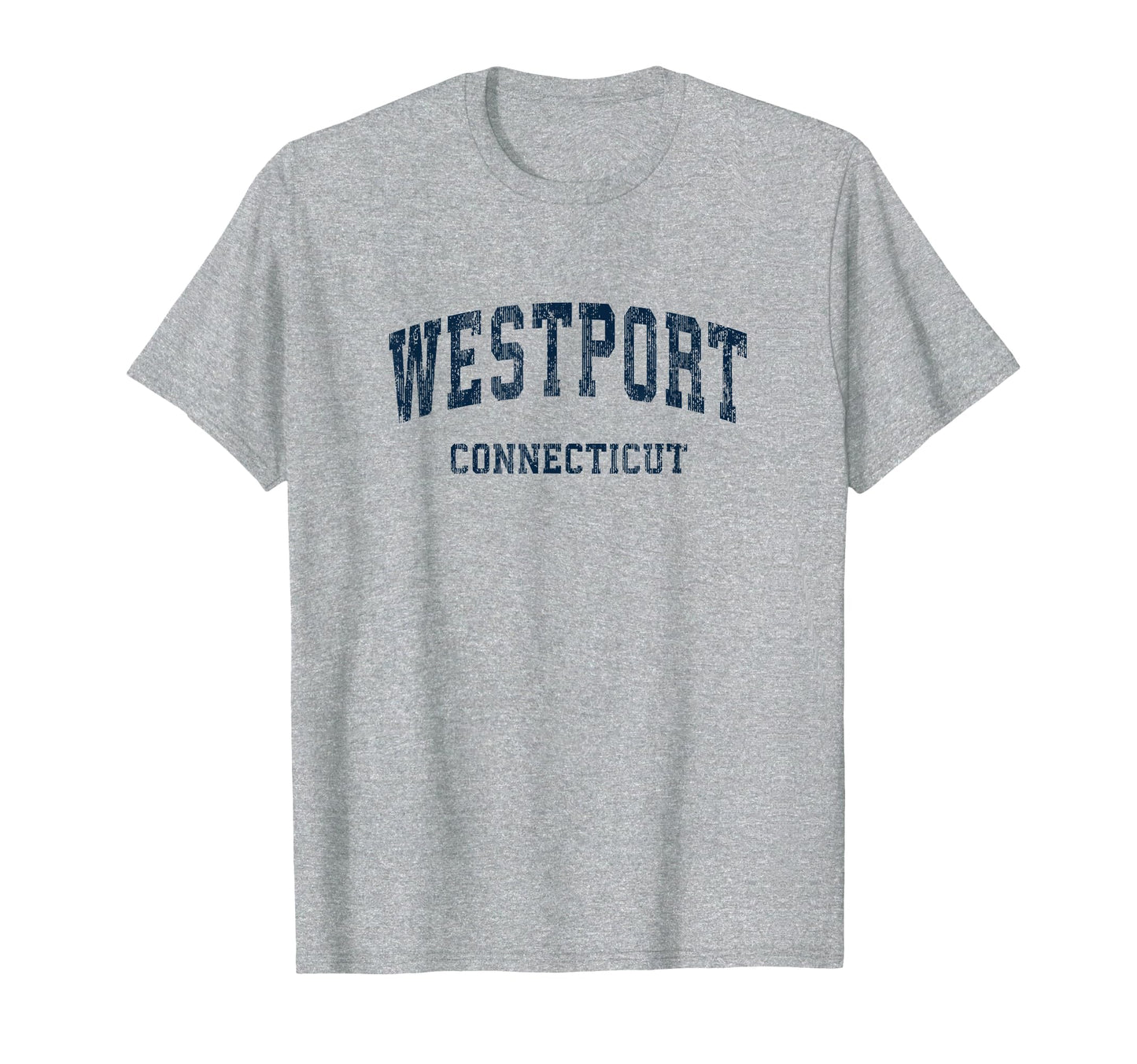 Westport Connecticut Ct Varsity T-Shirt - Minimalist Print for Adults - T-Shirt, Sweatshirt, Hoodie