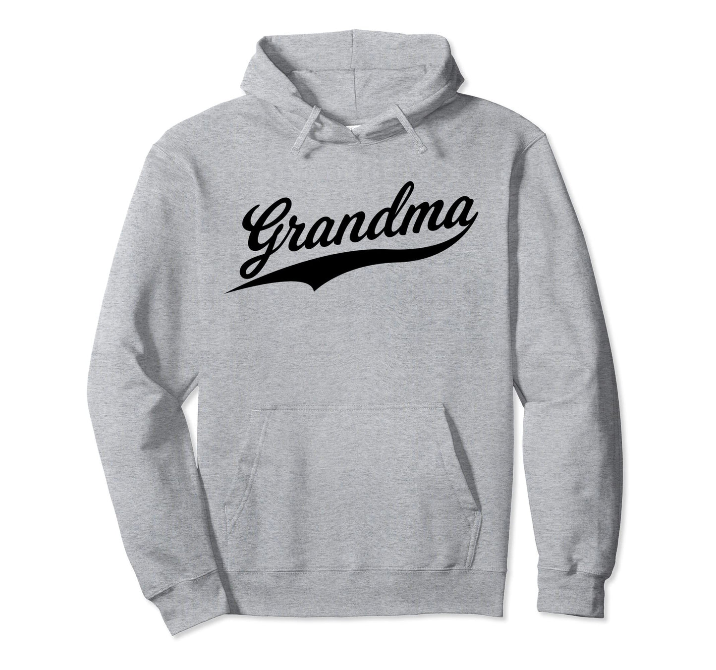 Grandma Baseball Script Jersey Hoodie - Fun Novelty Design Men Women - T-Shirt, Sweatshirt, Hoodie