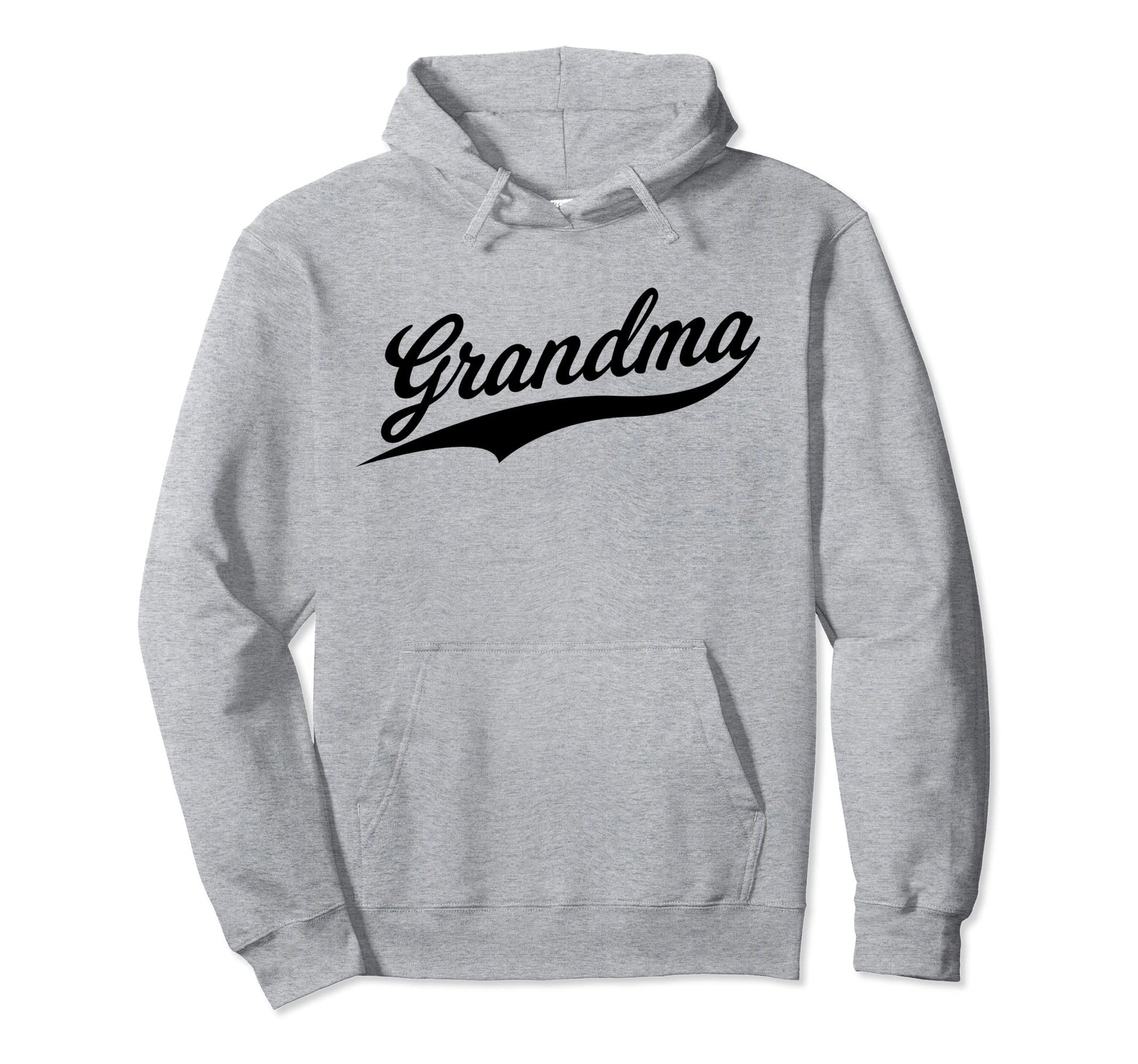 Grandma Baseball Script Jersey Hoodie - Fun Novelty Design Men Women - T-Shirt, Sweatshirt, Hoodie