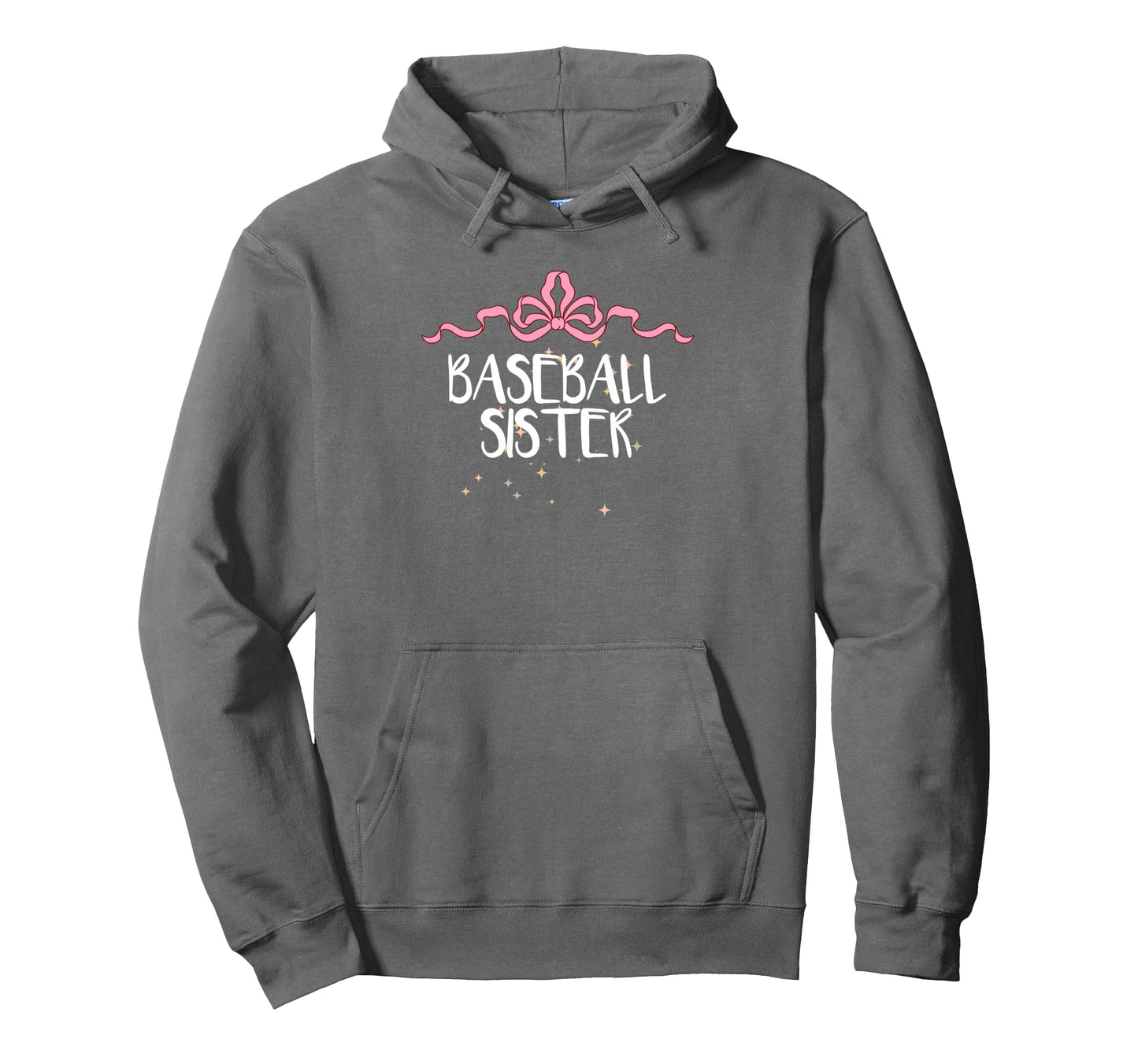 Funny Baseball Sister Coquette Art Bow Hoodie - Graphic Print Men Women - T-Shirt, Sweatshirt, Hoodie