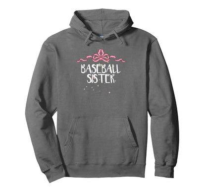 Funny Baseball Sister Coquette Art Bow Hoodie - Graphic Print Men Women - T-Shirt, Sweatshirt, Hoodie