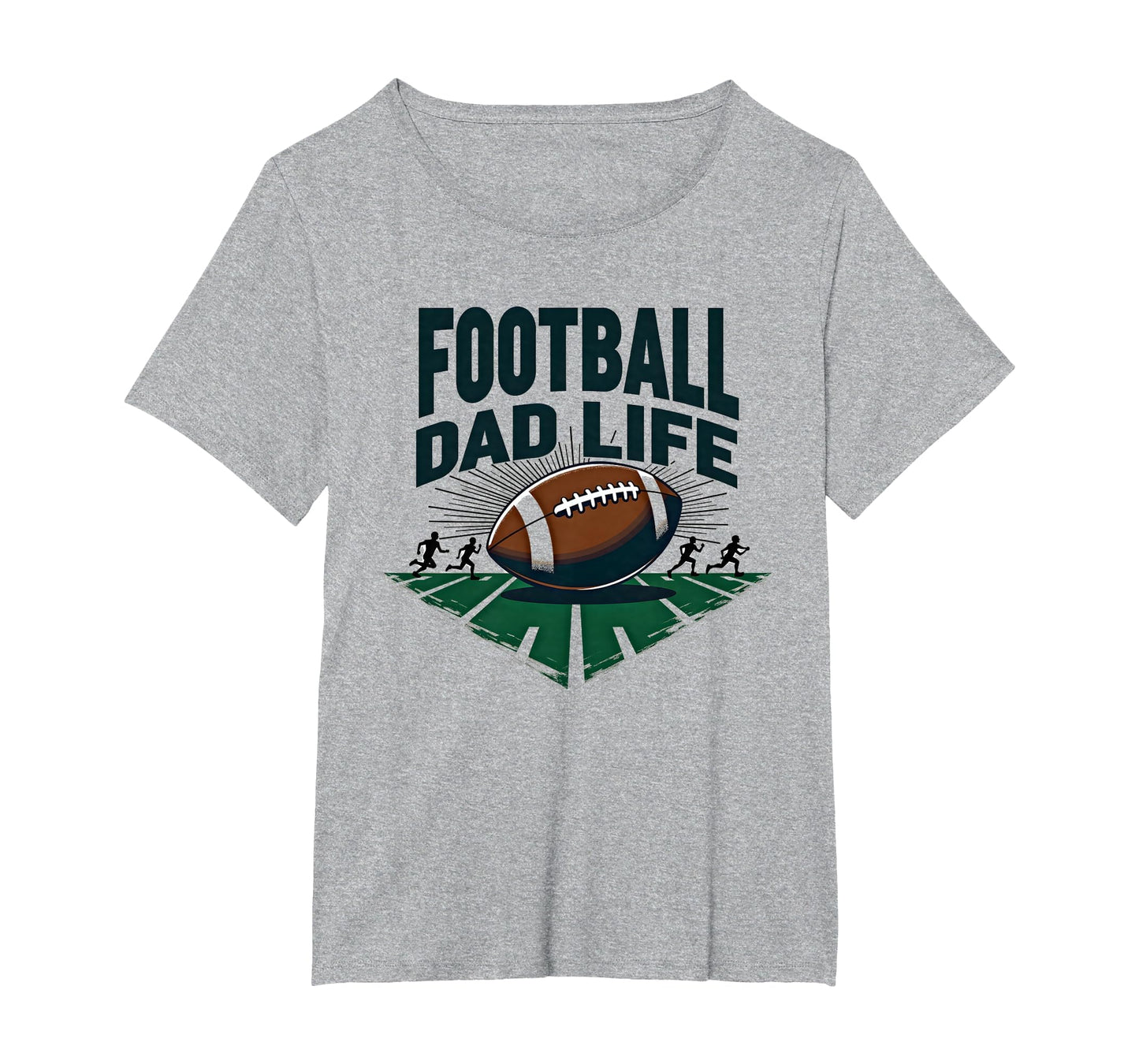 Football Dad Life Proud Father Game T-Shirt - Minimalist Print for Adults - T-Shirt, Sweatshirt, Hoodie