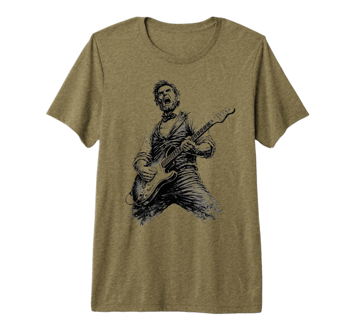 Abraham Lincoln Playing Guitar Funny T-Shirt - Novelty Apparel Men Women - T-Shirt, Sweatshirt, Hoodie