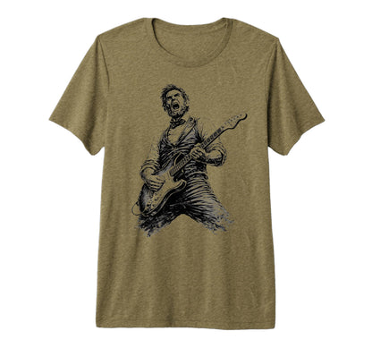 Abraham Lincoln Playing Guitar Funny T-Shirt - Novelty Apparel Men Women - T-Shirt, Sweatshirt, Hoodie