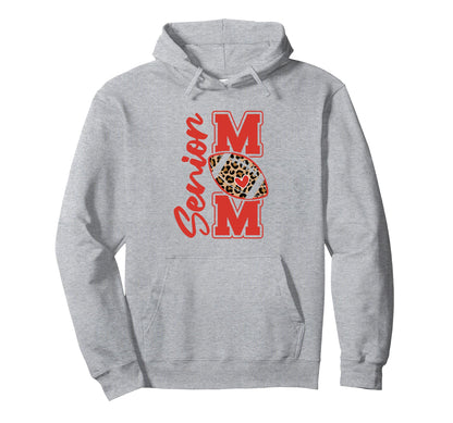 Leopard White And Red High School Senior Hoodie - Graphic Print for Adults - T-Shirt, Sweatshirt, Hoodie