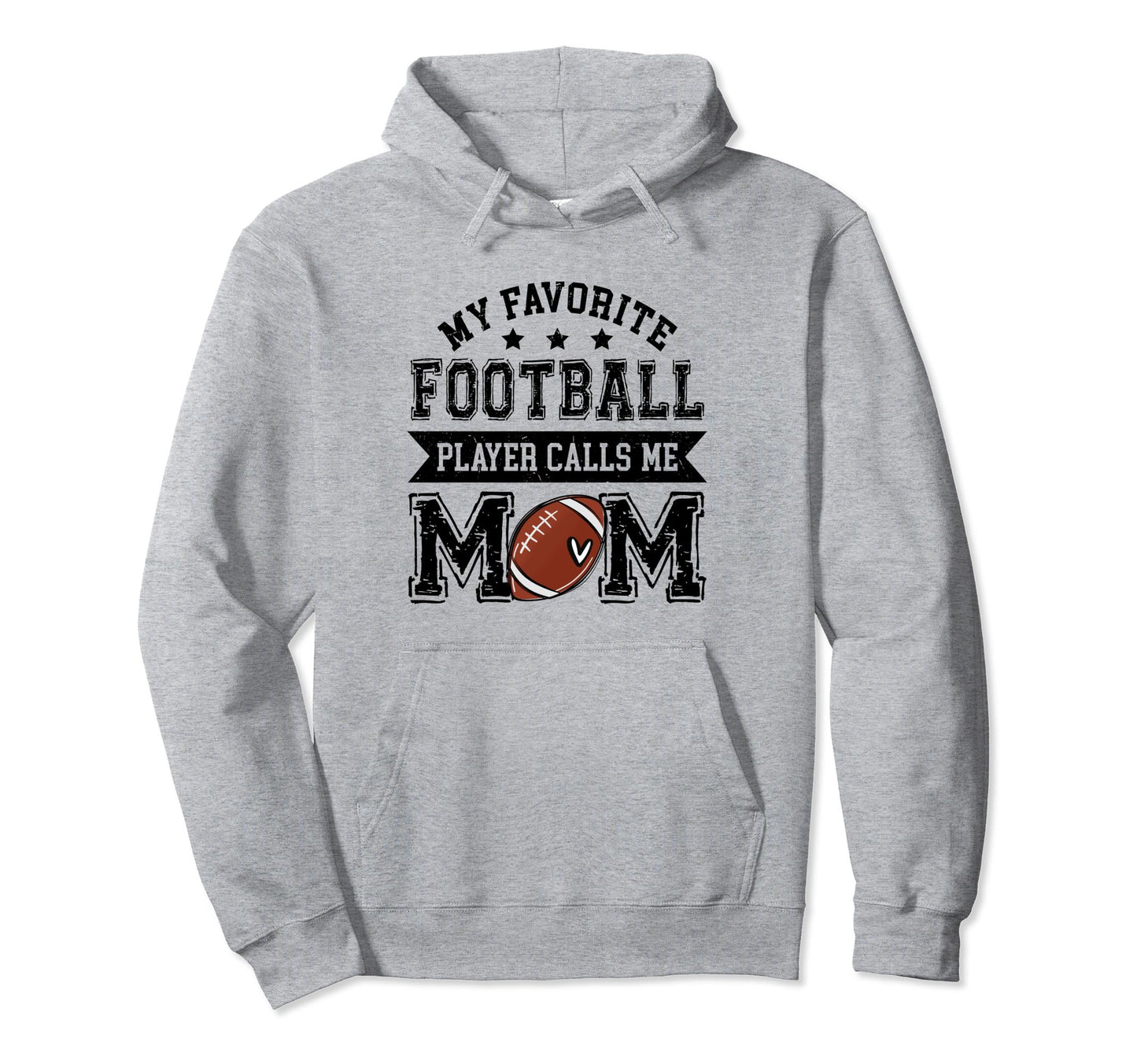 Football Mom My Favorite Football Hoodie - Aesthetic Graphic for Adults - T-Shirt, Sweatshirt, Hoodie