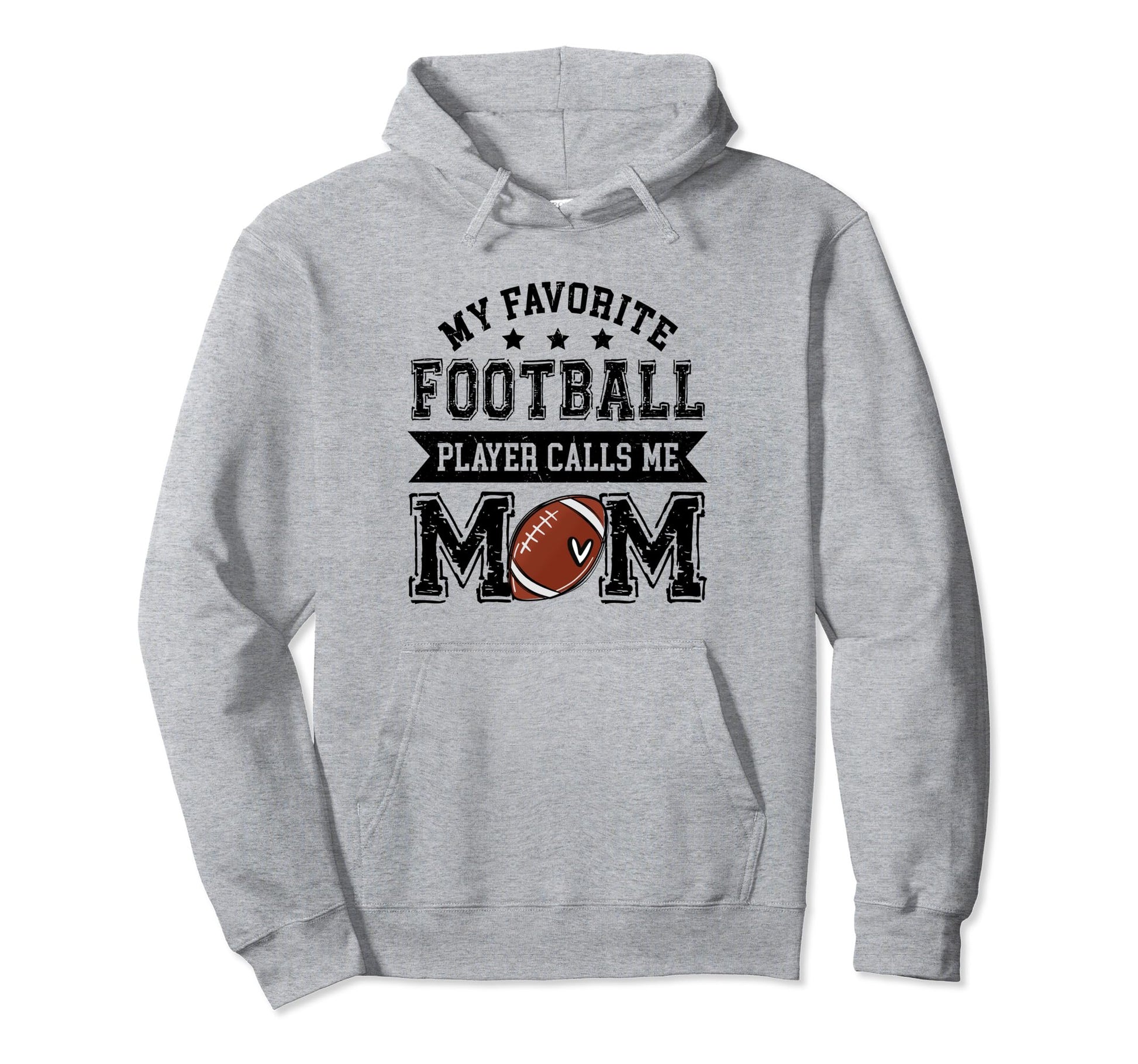 Football Mom My Favorite Football Hoodie - Aesthetic Graphic for Adults - T-Shirt, Sweatshirt, Hoodie