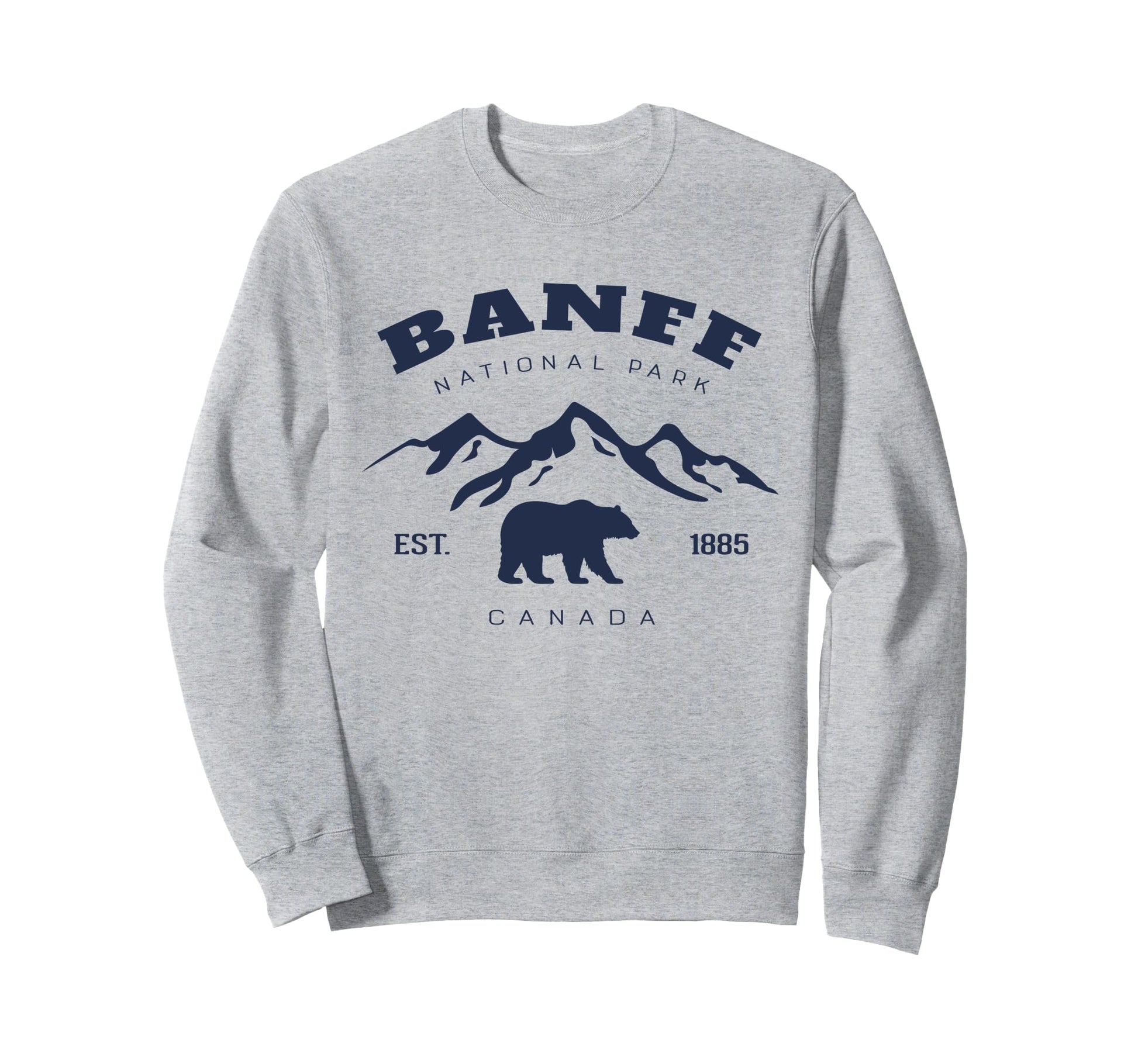 Banff National Park Canada Sweatshirt - Fun Novelty Design for Adults - T-Shirt, Sweatshirt, Hoodie