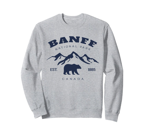 Banff National Park Canada Sweatshirt - Fun Novelty Design for Adults - T-Shirt, Sweatshirt, Hoodie